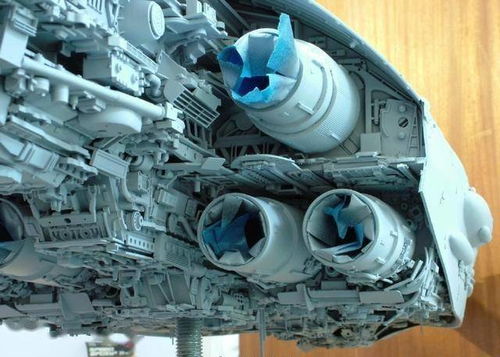 細節(jié)豐富,機械感十足飛船模型